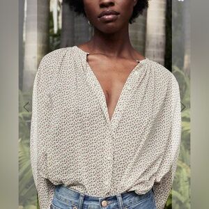 DOEN Jane Blouse - Berry Bisou Floral XL